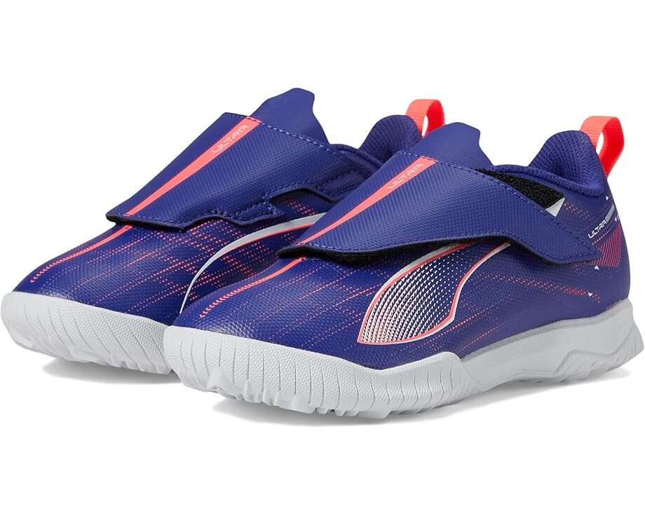 

Кроссовки PUMA Kids Ultra Play Hook and Loop Turf Training, цвет Lapis Lazuli/PUMA White/Sunset Glow
