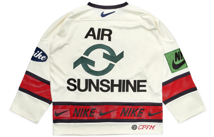 Футболка Nike x Cactus Plant Flea Market Hockey Jersey 'White' CI5374-133, кремовый — фото 2