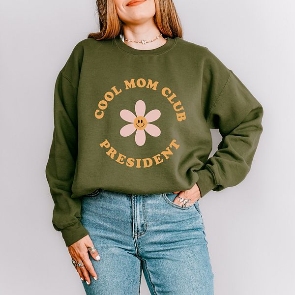 

Свитшот Cool mom club president flower Simply Sage Market, Military, Зеленый, Свитшот Cool mom club president flower Simply Sage Market, Military