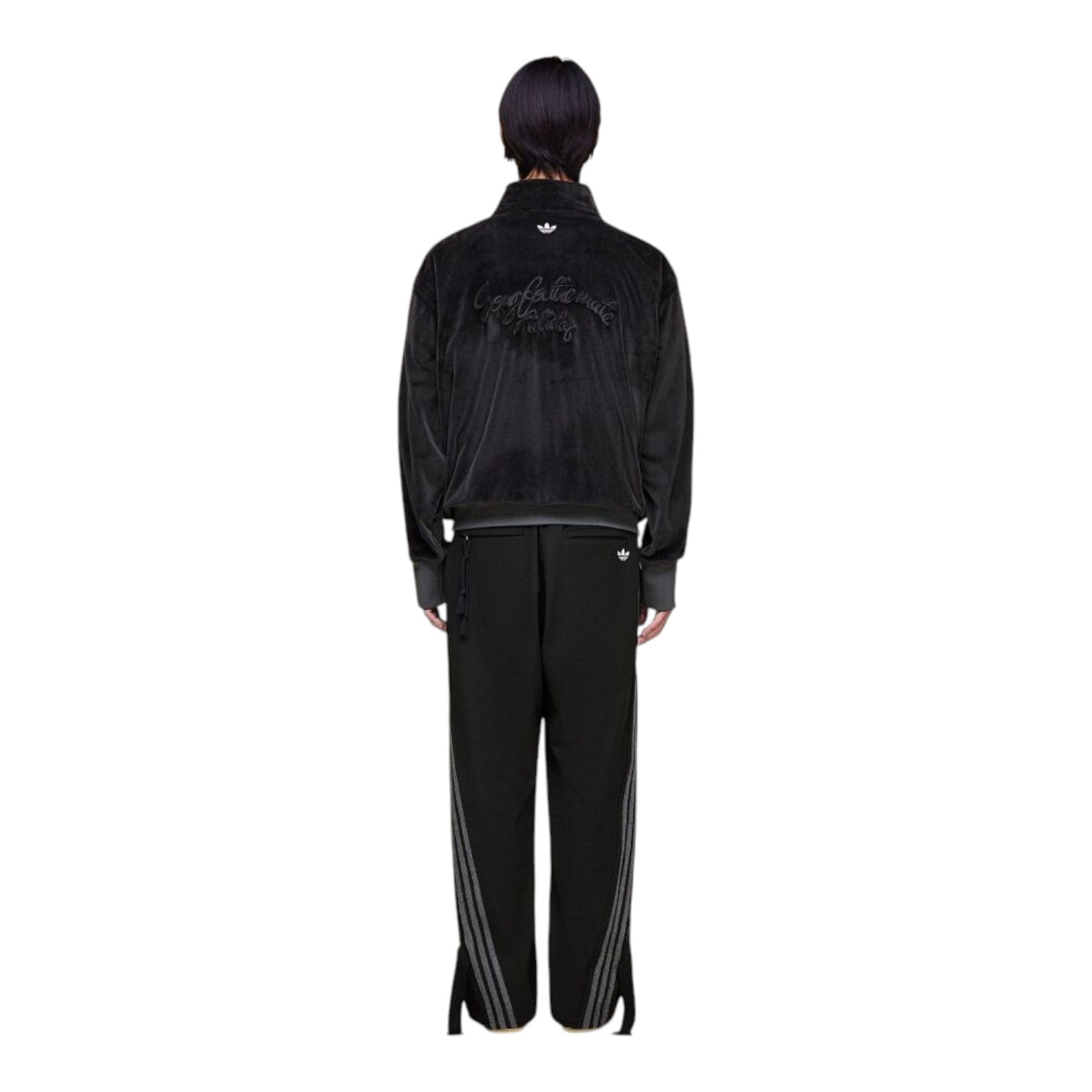 Брюки adidas x Song For The Mute 006 Relaxed Track Pants 'Black' — фото 4