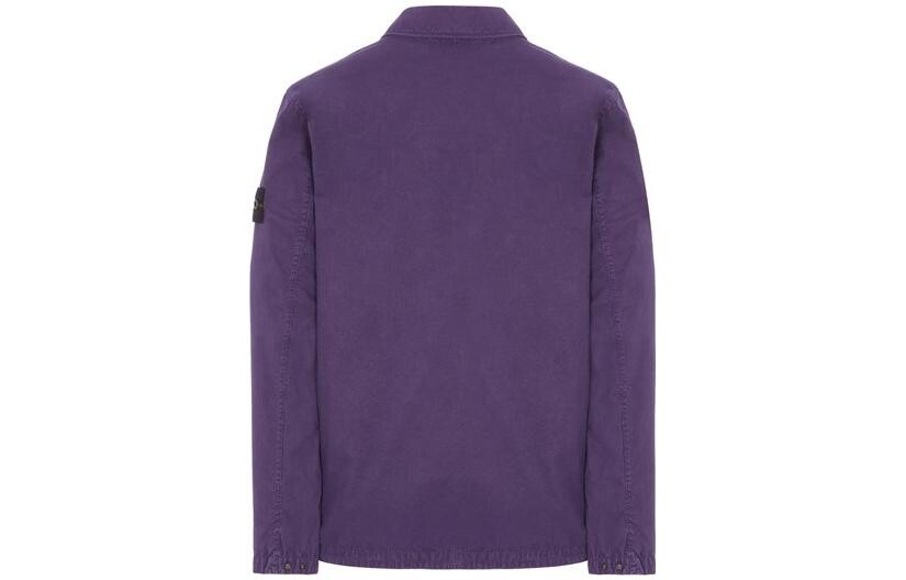 SS23 Нейлоновая куртка Meta Мужская Фиолетовый Stone Island, фиолетовый — фото 2
