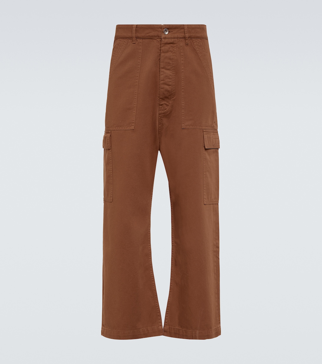 

Хлопковые брюки-карго Lido Rick Owens, Khaki Brown