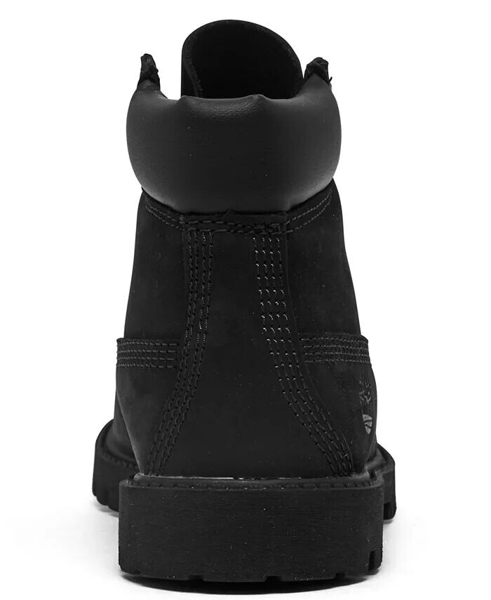 Детские 6-дюймовые водонепроницаемые ботинки премиум-класса от Finish Line Timberland, черный — фото 4