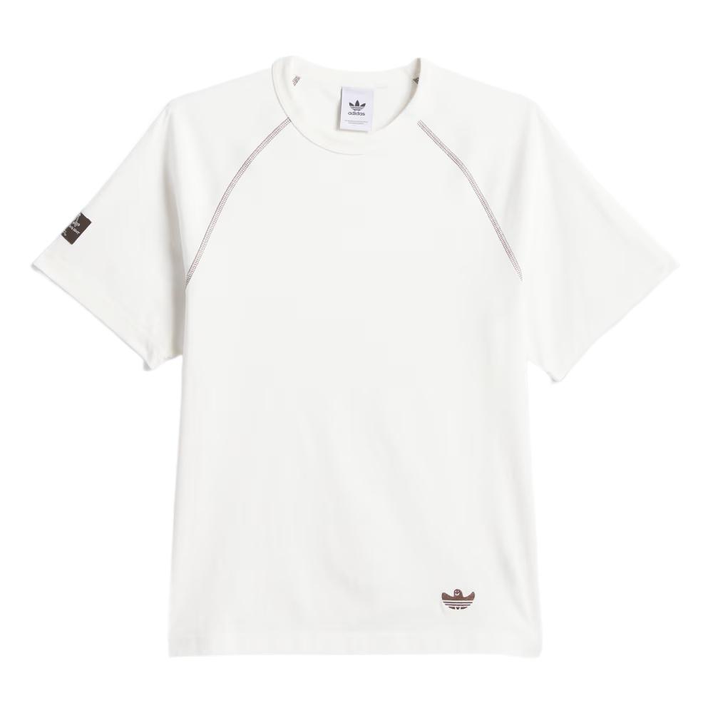 Футболка Shmoofoil Featherweight унисекс Adidas Originals, белый — фото 2