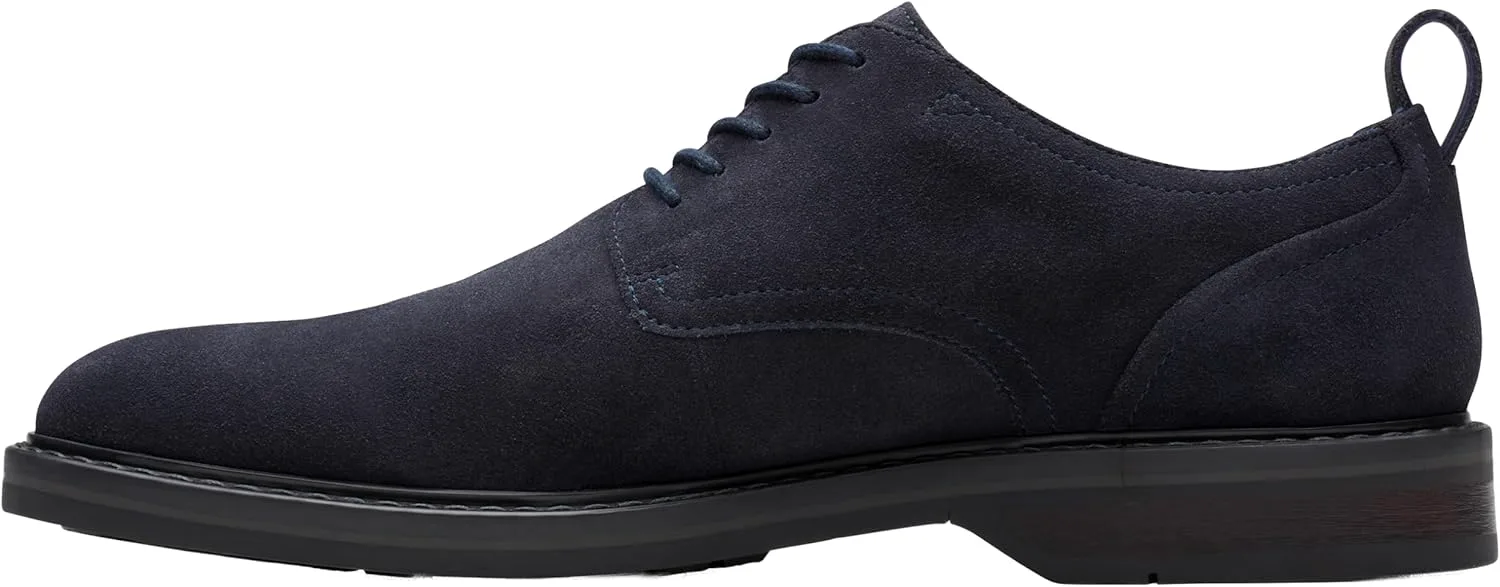 Мужские туфли Clarks Aldwin на шнурках, темно-синий — фото 2