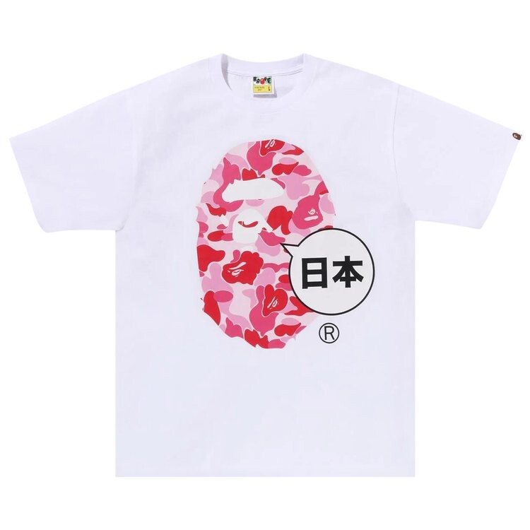 

Футболка BAPE Japan Big Ape Head City 'White', белый