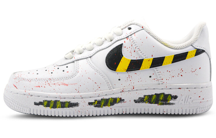 

Кроссовки для скейтбординга Air Force 1 женские, средней высоты, белые/желтые Nike, Желтый, Кроссовки для скейтбординга Air Force 1 женские, средней высоты, белые/желтые Nike