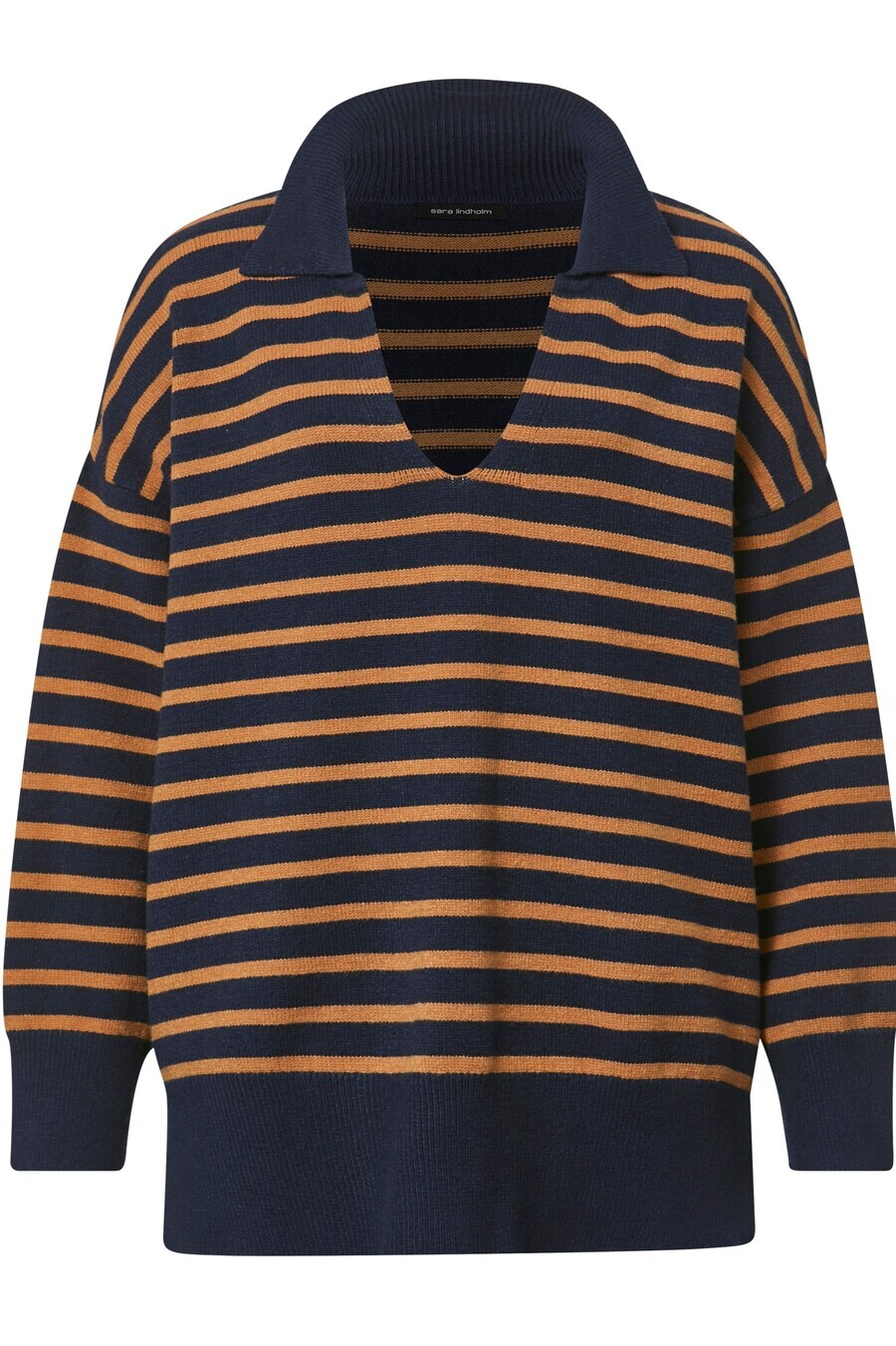 

Свитер Sara Lindholm Oversized Sweater, цвет marine blue/Brown