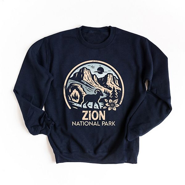 

Графический свитшот Zion national park two-toned circle Simply Sage Market, True Navy, Зеленый, Графический свитшот Zion national park two-toned circle Simply Sage Market, True Navy