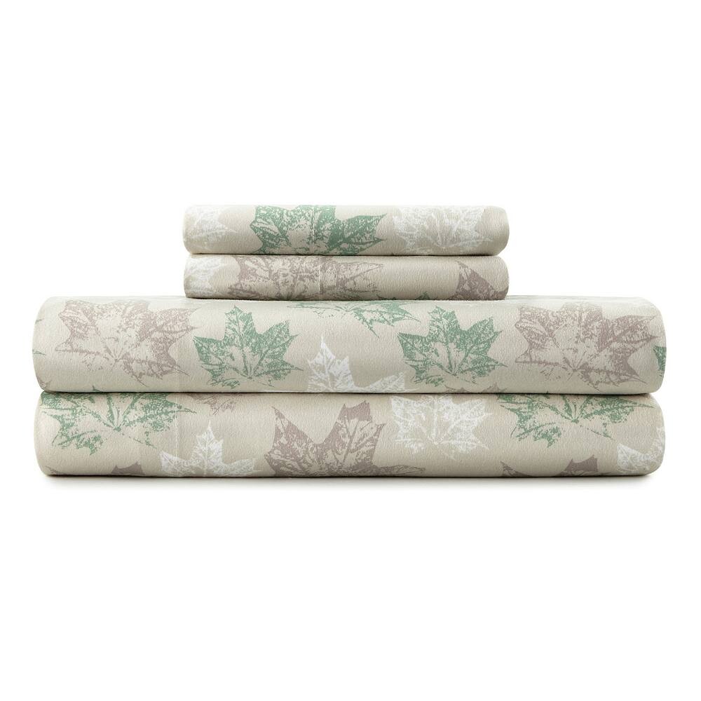 

Комплект простыней Micro Flannel с наволочками, цвет Maples Leaves Tan