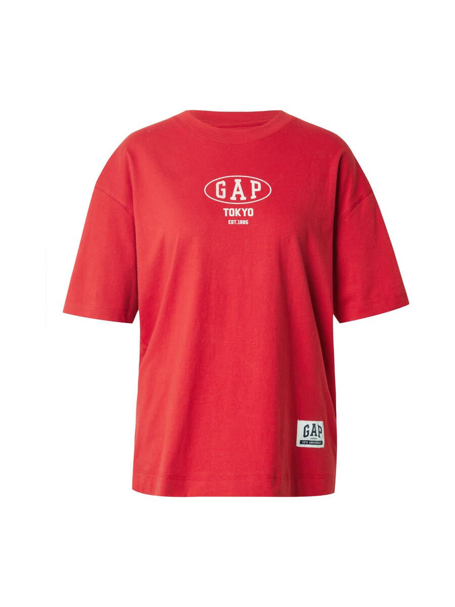 

Рубашка оверсайз GAP, красный