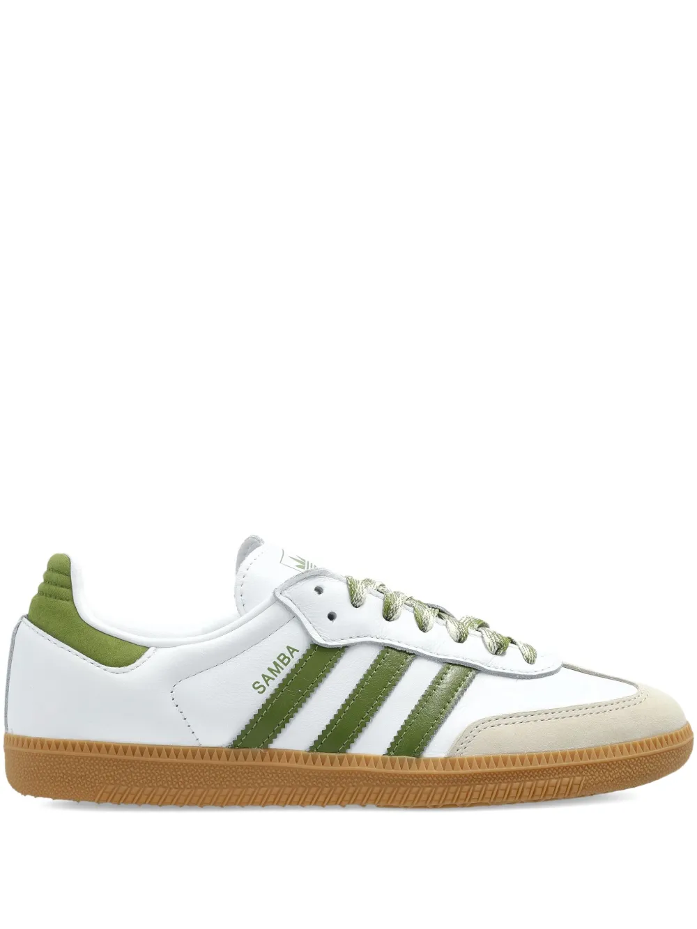 Кожаные кроссовки Samba Adidas, белый