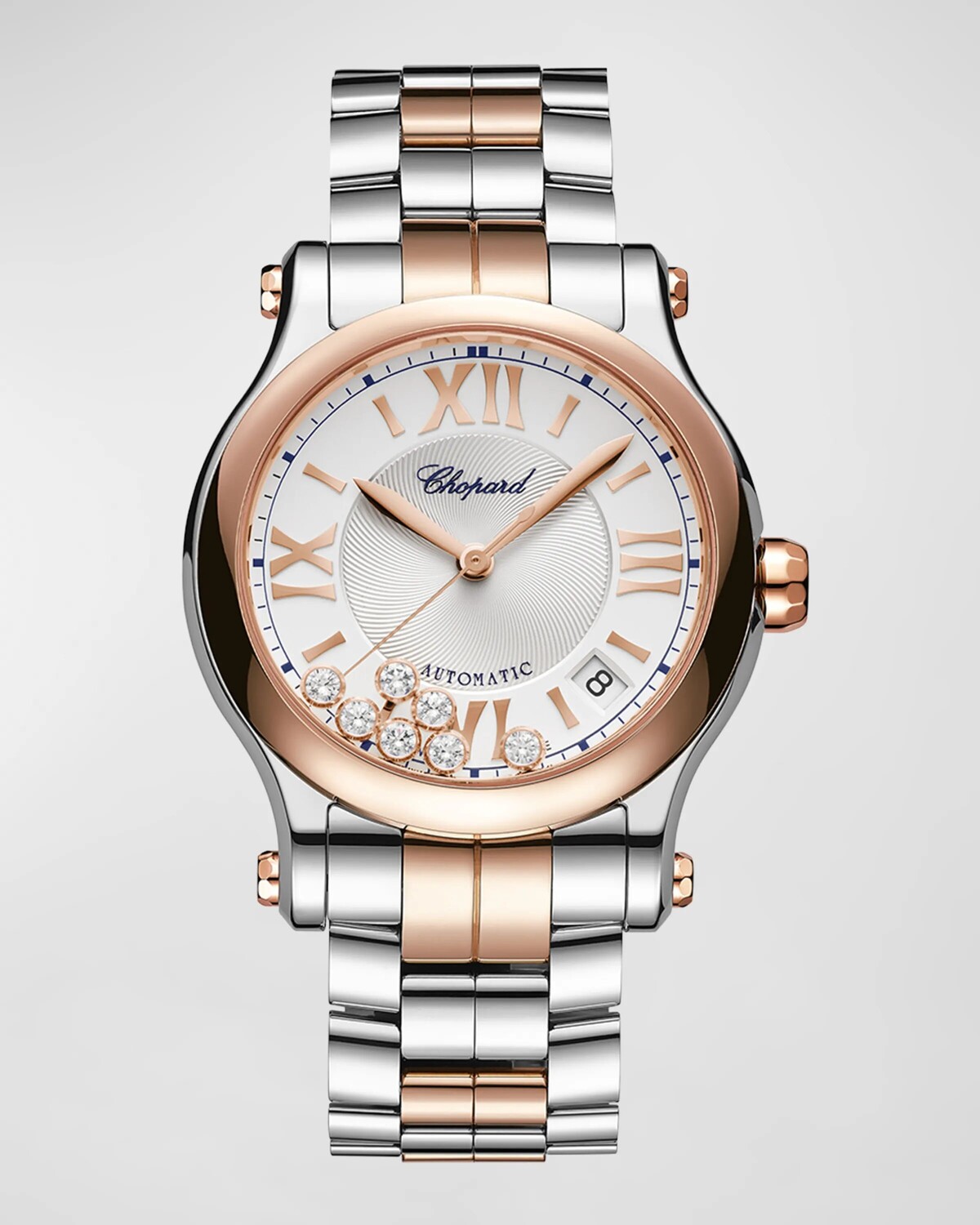 

Часы Happy Sport с бриллиантами, 36 мм, ремешок-браслет, двухцветные Chopard