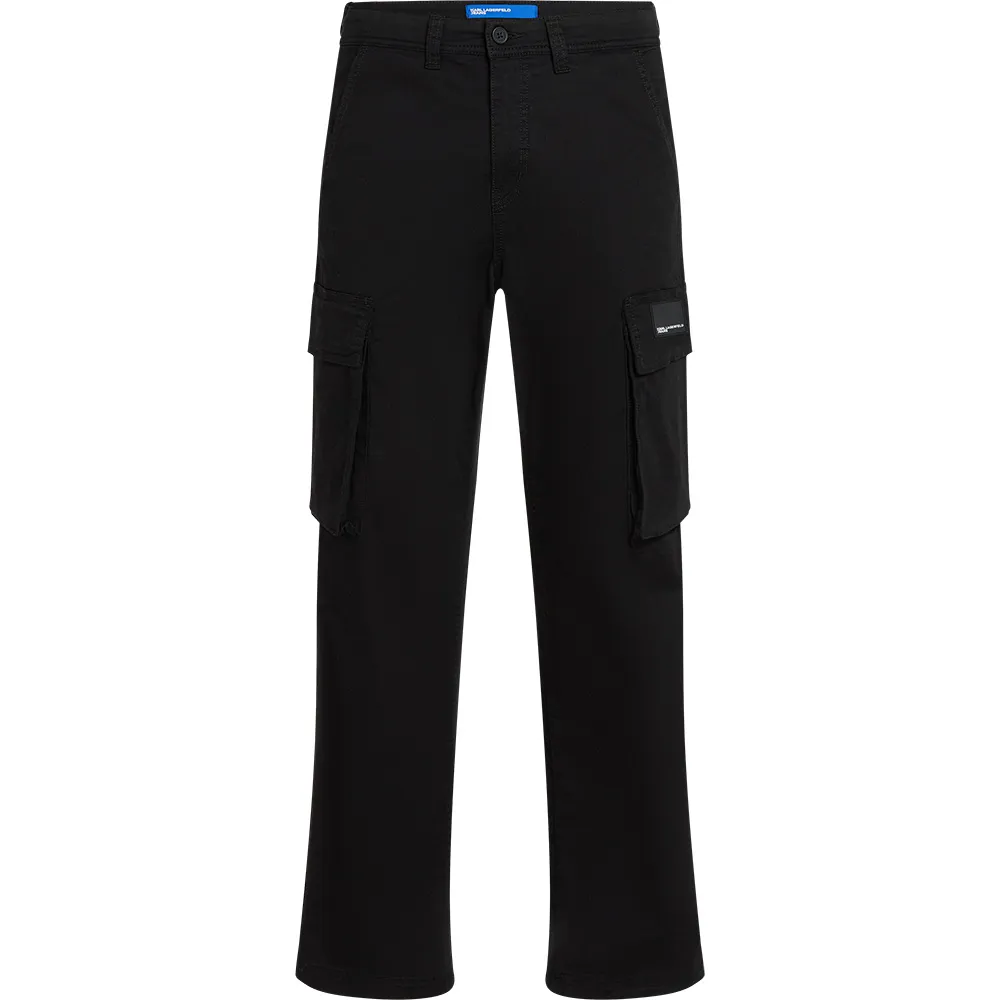 

Джинсы Karl Lagerfeld A3M10085, классические брюки-карго Karl lagerfeld jeans, черный