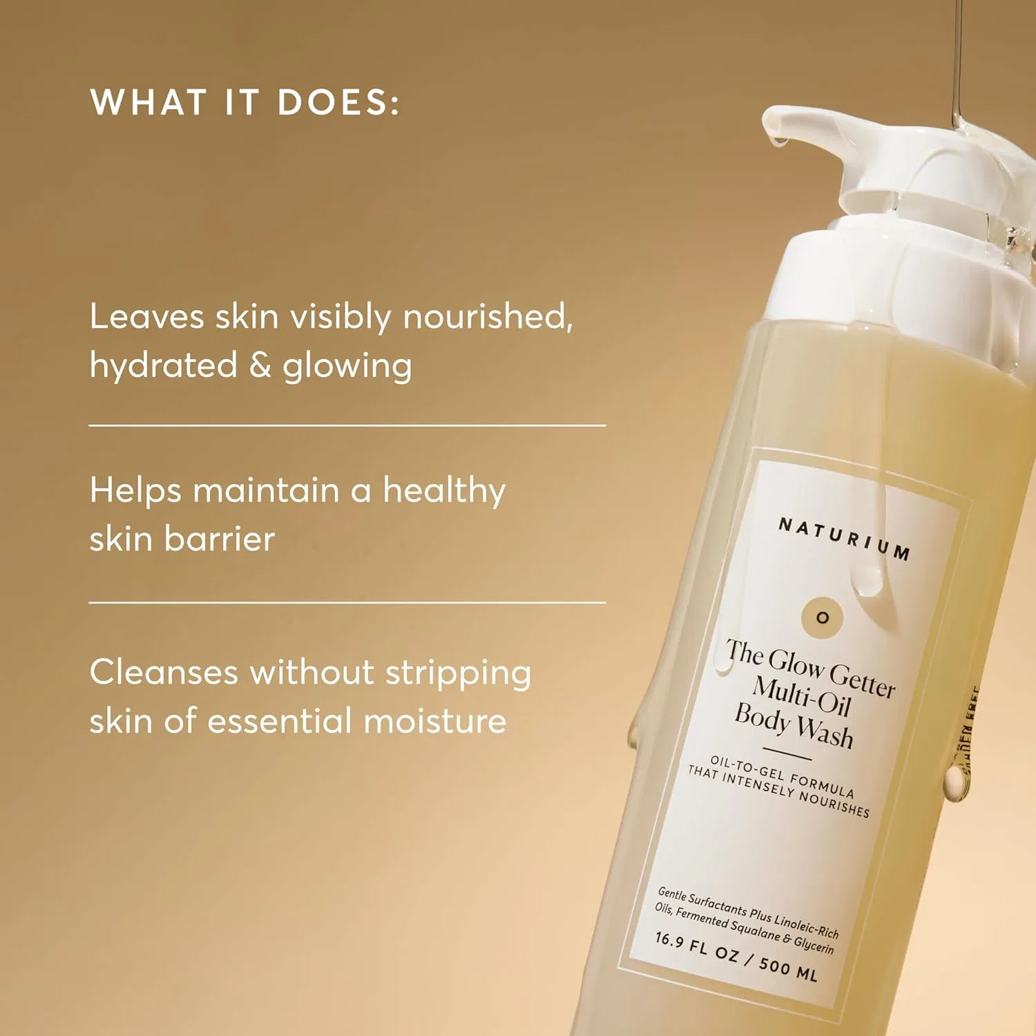 Увлажняющий гель для душа The Glow Getter Multi-Oil от Naturium Naturium — фото 4