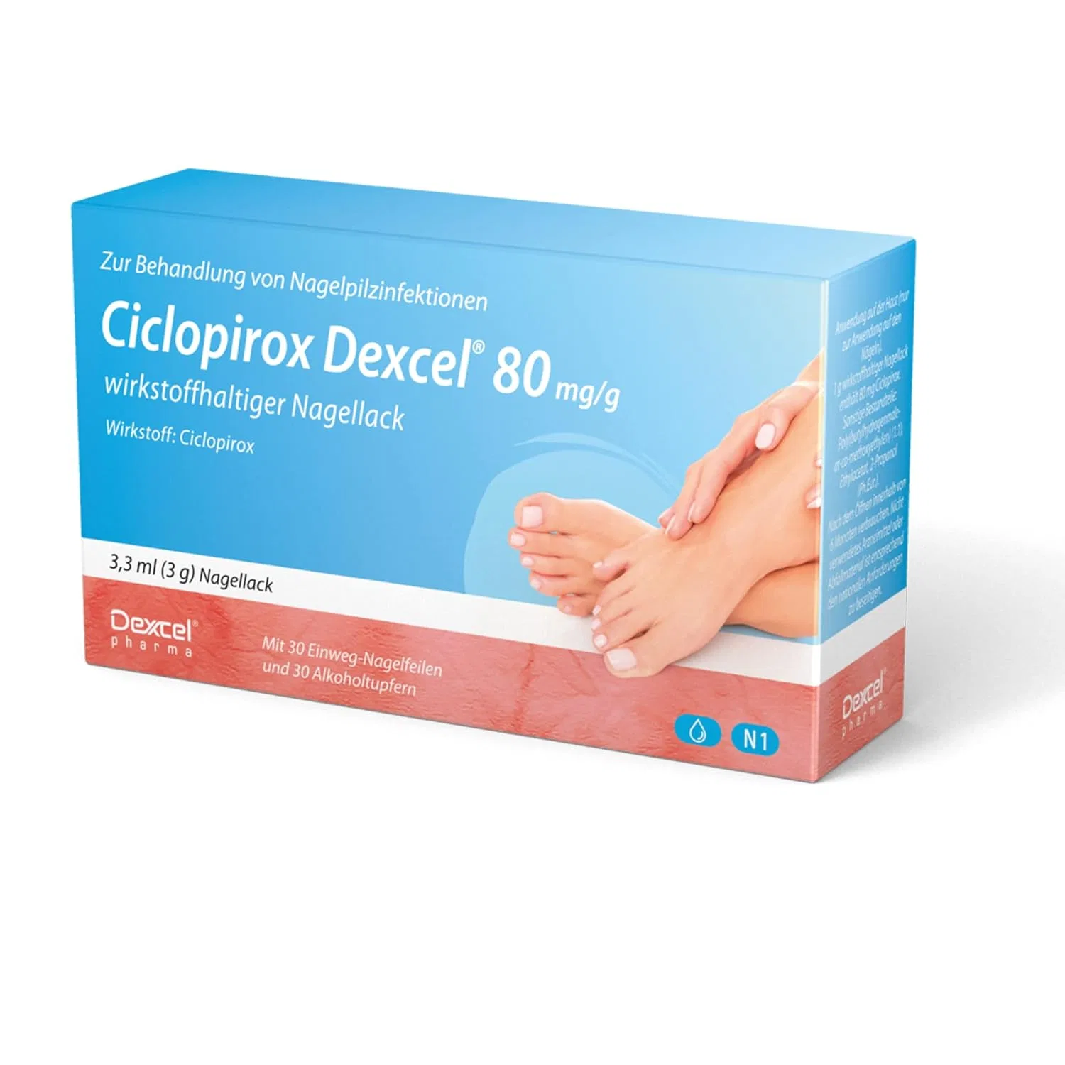 Лак для ногтей Ciclopirox Dexcel 80 мг/г от грибка ногтей Dexcel