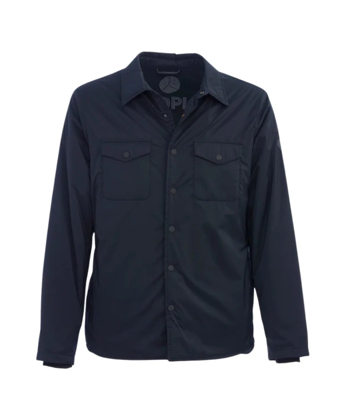 

Синяя техническая утепленная куртка People Of Shibuya, синий