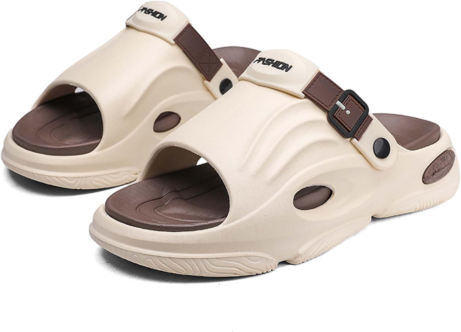 

Мужские легкие повседневные садовые туфли с мелкой посадкой, удобные обувь для ходьбы у бассейна, классические легкие удобные пляжные туфли для хождения по воде Wurmiuhd, бежевый