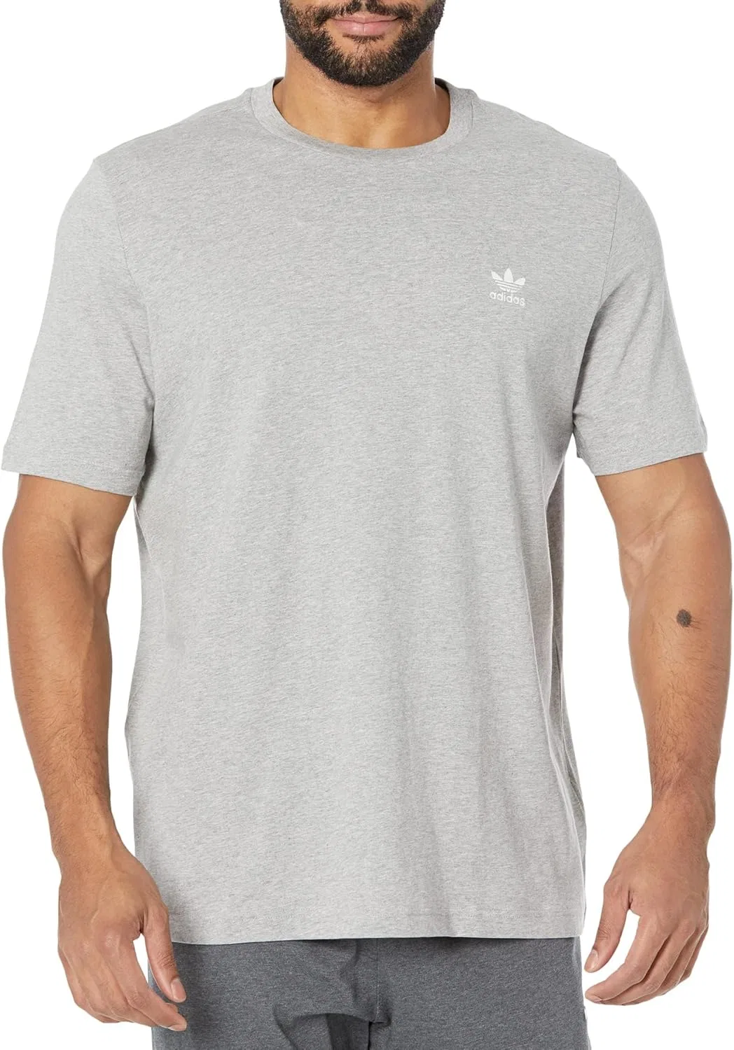 Футболка Adidas Originals Trefoil Essentials мужская, серый