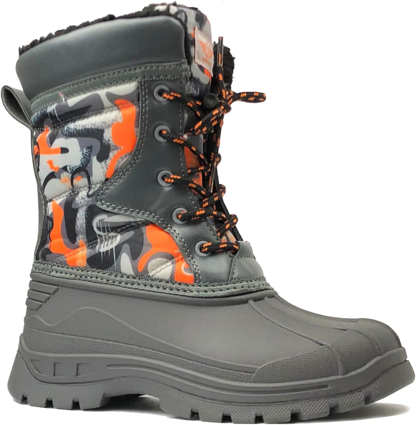 

Зимние ботинки REDVOLUTION для девочек и мальчиков, универсальные, водонепроницаемые, с противоскользящей подошвой (для малышей, детей младшего и старшего возраста), оранжевый