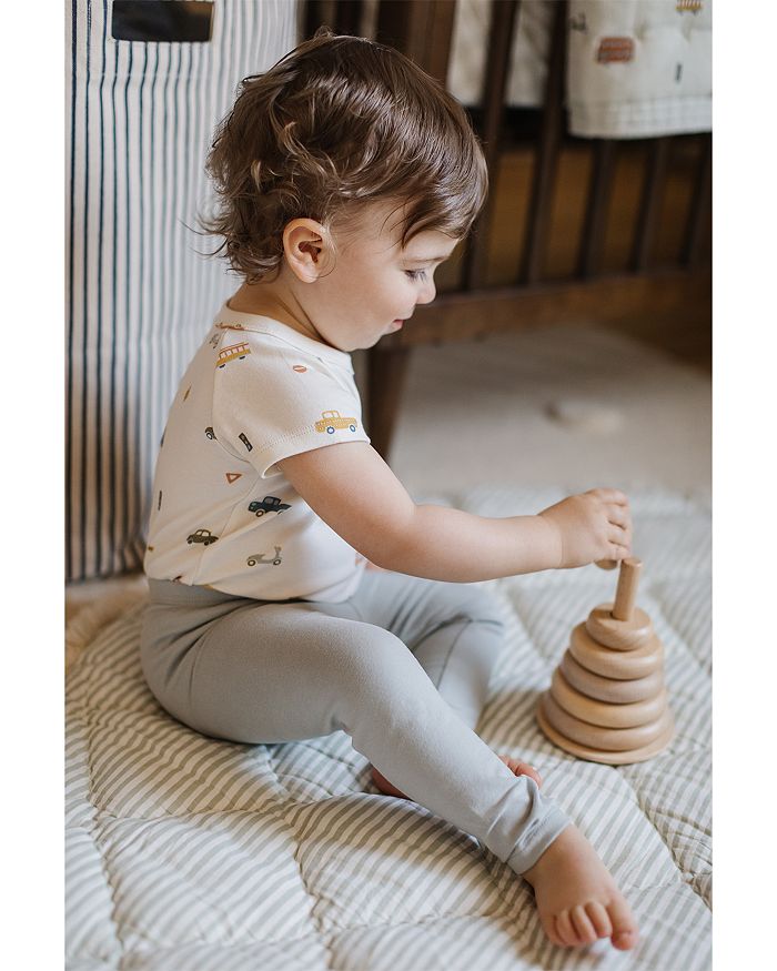 Унисекс базовые леггинсы - Baby, Little Kid Pehr, белый — фото 3