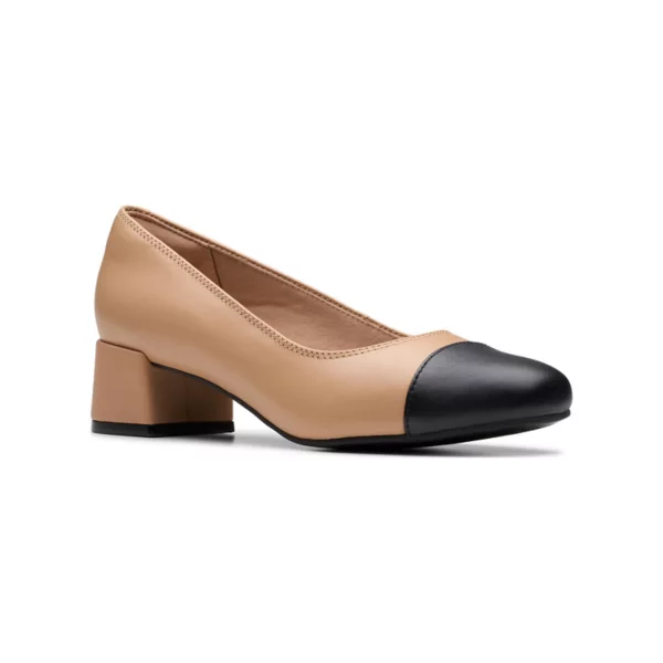 Иридесса женские кожаные туфли Clarks, цвет beige leather