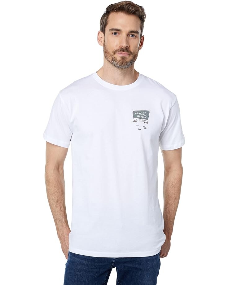 

Футболка Parks Project National Park Welcome Tee, белый