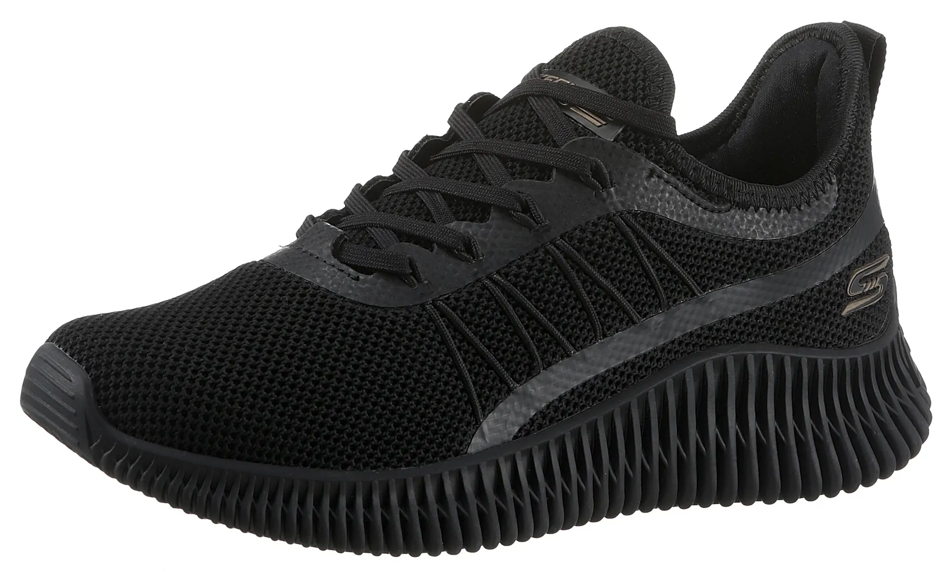 Кроссовки-слипоны Skechers "BOBS GEO-", веганские, черный