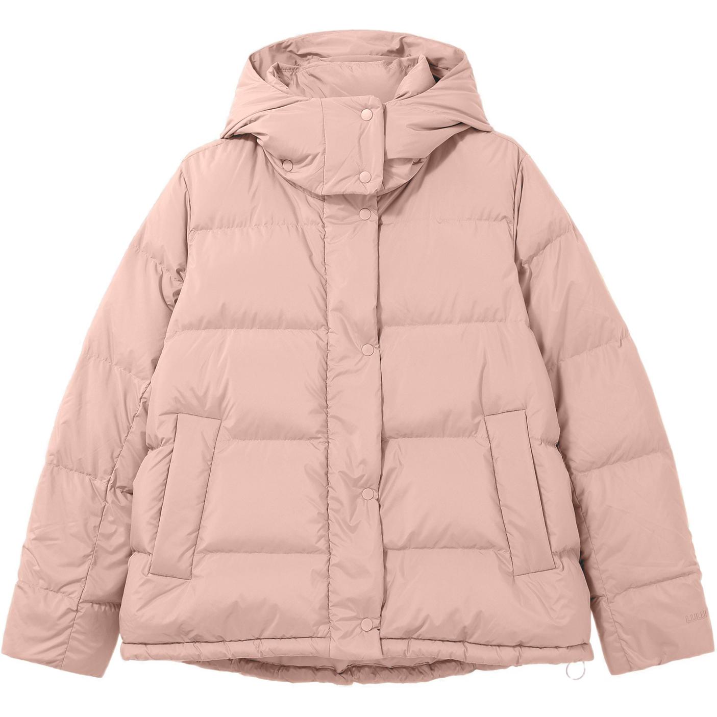 

Женский зимний пуховый жакет Wunder Puff Series Lululemon, розовый clay/pcly