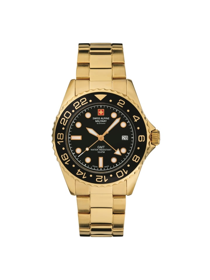 

Swiss Military Кварцевые часы 7052.1117SAM серебристого цвета