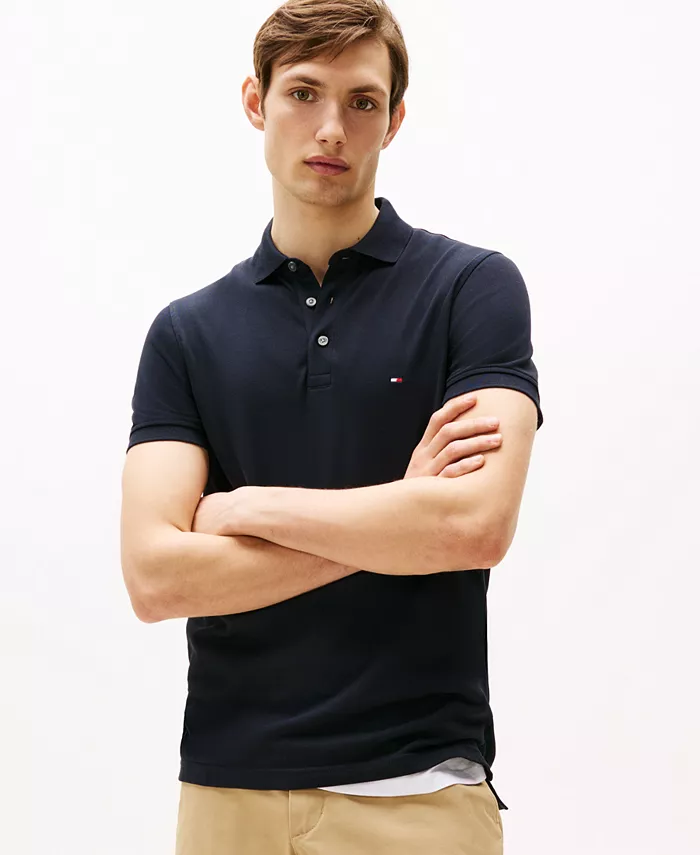 

Мужская поло 1985 Slim Fit Tommy Hilfiger, синий