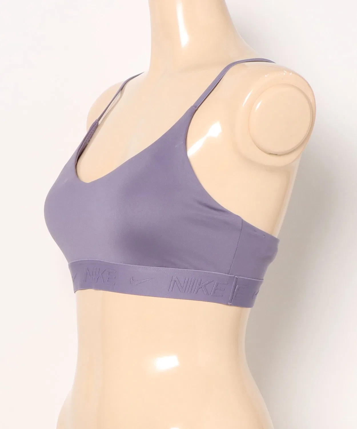 Спортивный бюстгальтер Nike Dri-FIT Light Support индиго фиолетовый — фото 2