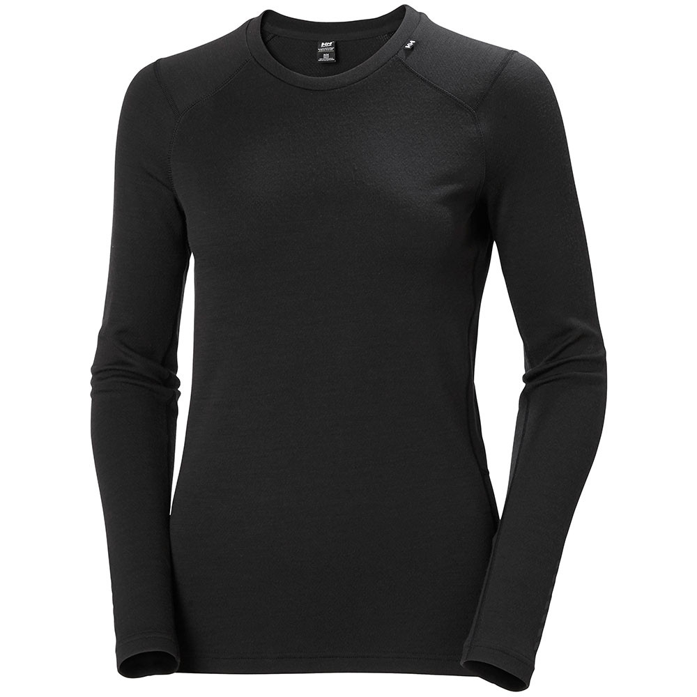 

Термофутболка Helly Hansen LIFA Merino Midweight Crew Baselayer Top (женская), HH Black