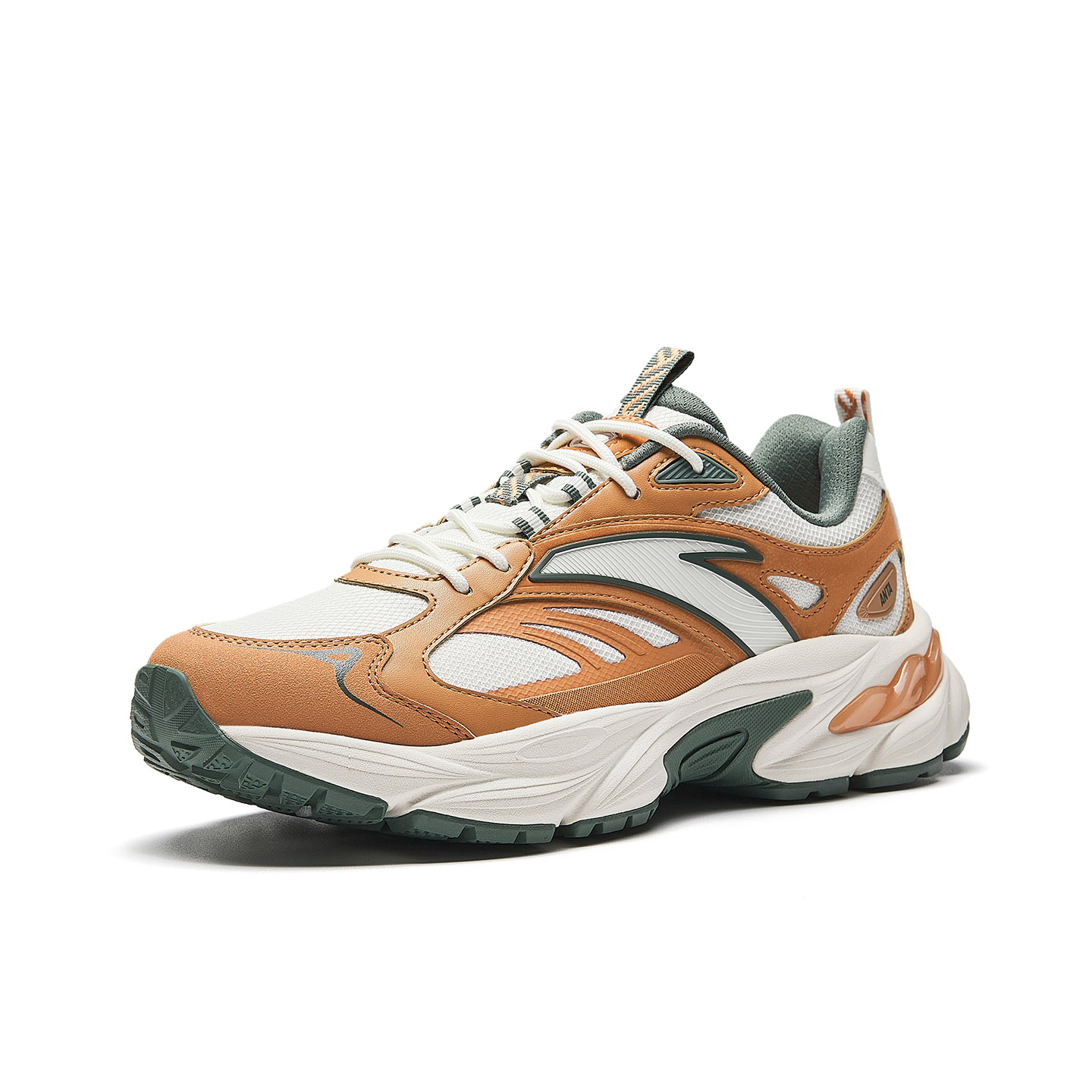 ANTA AT802 V2 Cushioning, Wear Resistant Casual Shoes мужские Umber White Gray — фото 3
