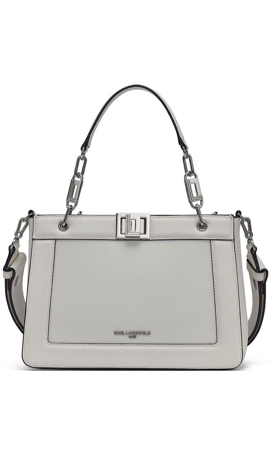 

Сумка-портфель Ivette Karl Lagerfeld Paris, белый/серебряный