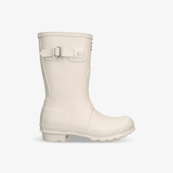 Сапоги резиновые короткие Hunter Original Wellington, белый