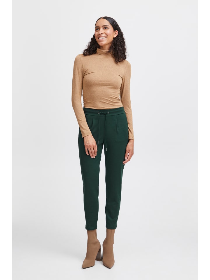 

B. young Брюки RIZETTA прямого кроя цвета Scarab