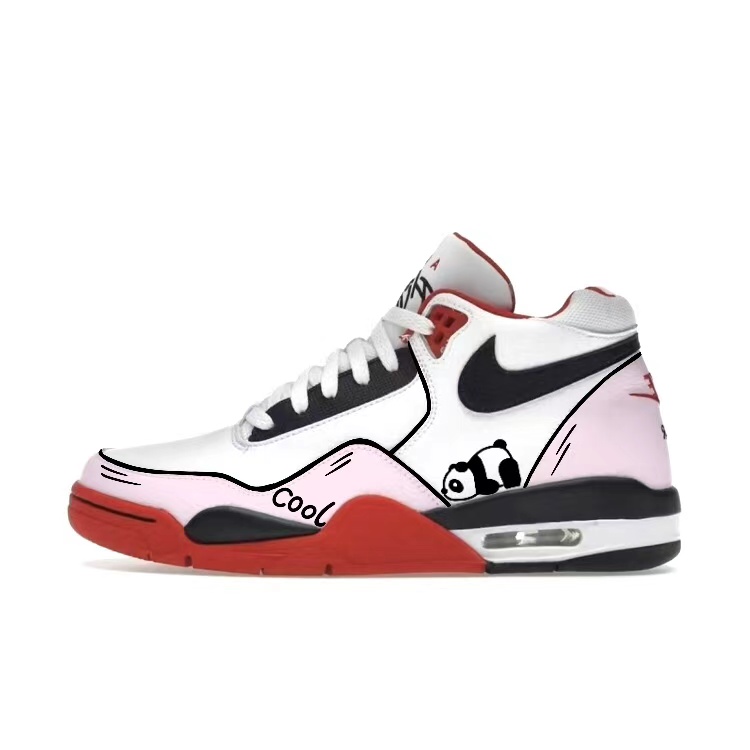 

Nike Кроссовки баскетбольные мужские Mid top Vintage белые с амортизацией Flight Legacy и износостойкой подошвой