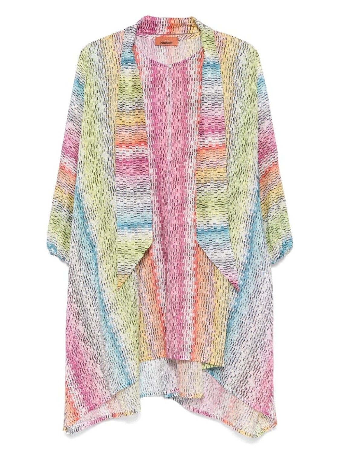 

Missoni накидка с принтом, розовый