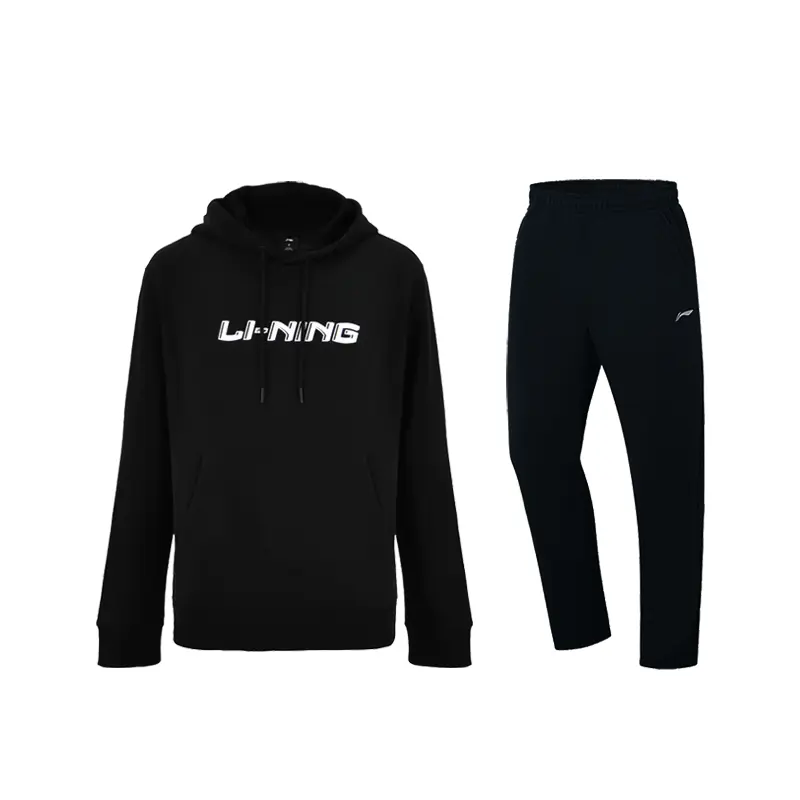 

LiNing Повседневная спортивная одежда унисекс, черная