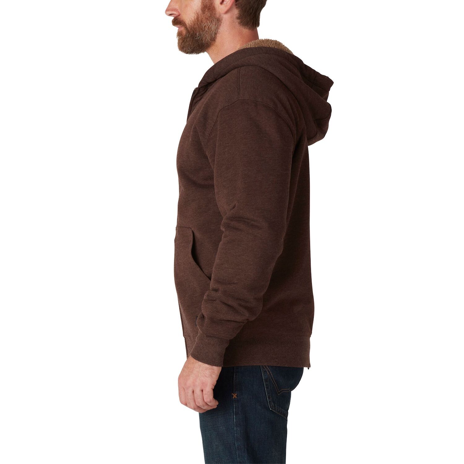 

Мужская толстовка на флисовой подкладке с молнией сбоку Dickies, темно-синий