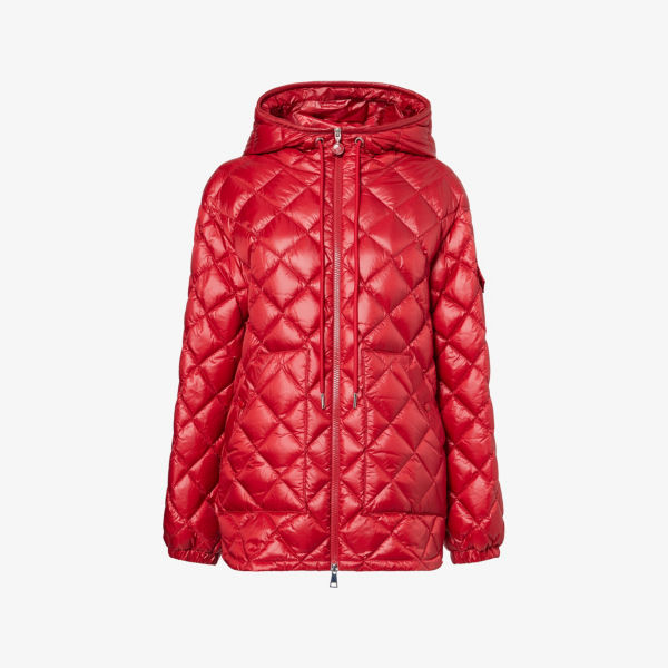 

Удобная худи-пуховик с капюшоном Relaxed-Fit Moncler, красный