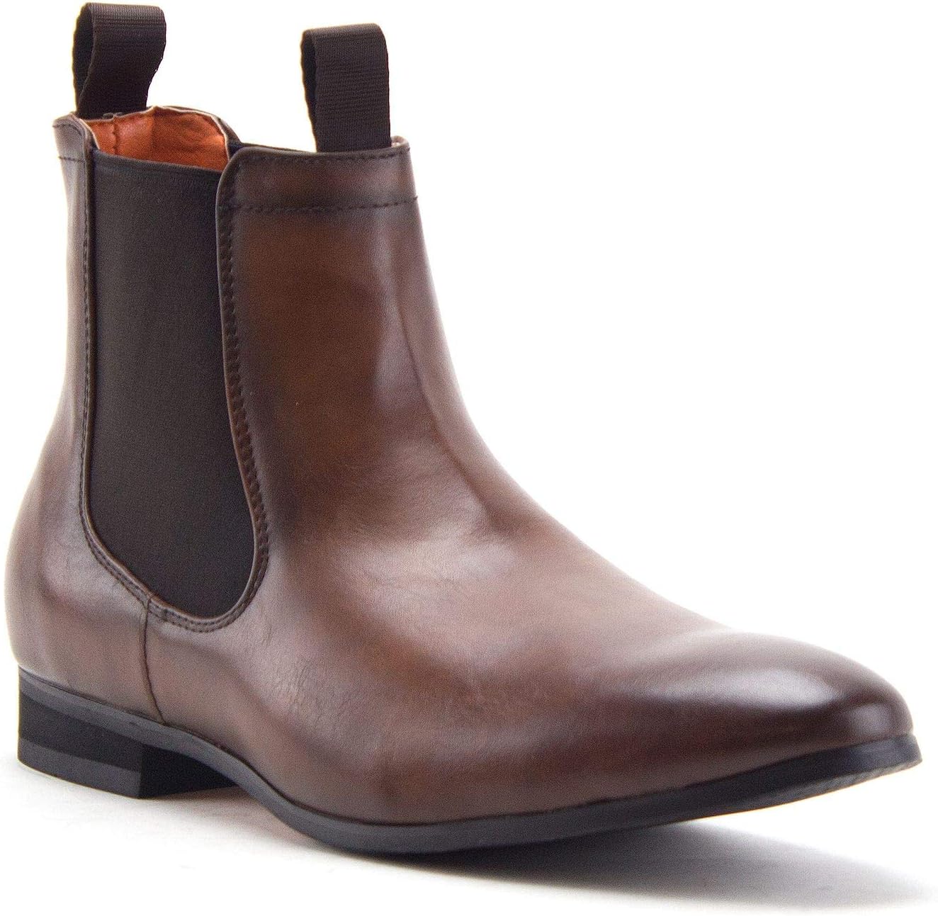 

Мужские ботинки Jazam B-2963 Chuck из нубука и замши, с эластичной вставкой, округлый носок, стиль Челси Jazame, Brown-pu