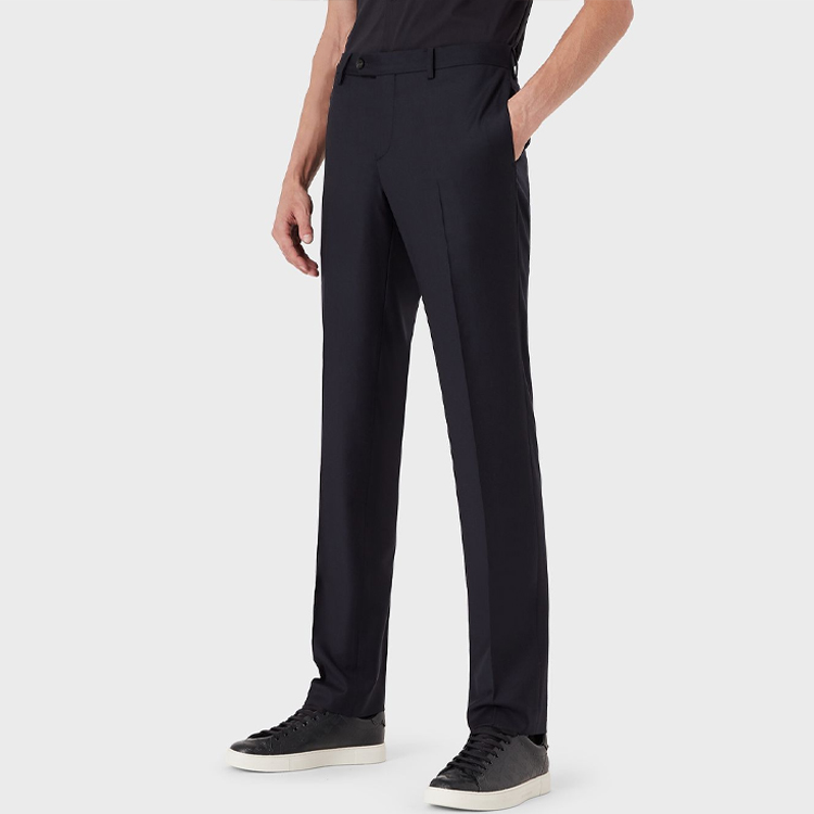 Повседневные брюки мужские EMPORIO ARMANI, темно-синий — фото 4