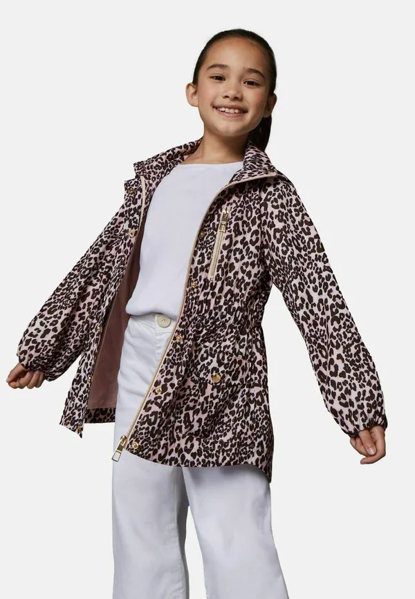 Легкая дождевая куртка стандартного кроя Lipsy, Pink Leopard Print