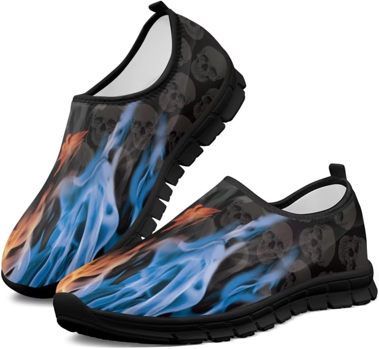 

Кроссовки Ocxbuir Fashion для мужчин, эластичные, без шнурков, теннисные, повседневные, спортивные лоферы для кемпинга и вечеринок, размеры 5-14, черная подошва