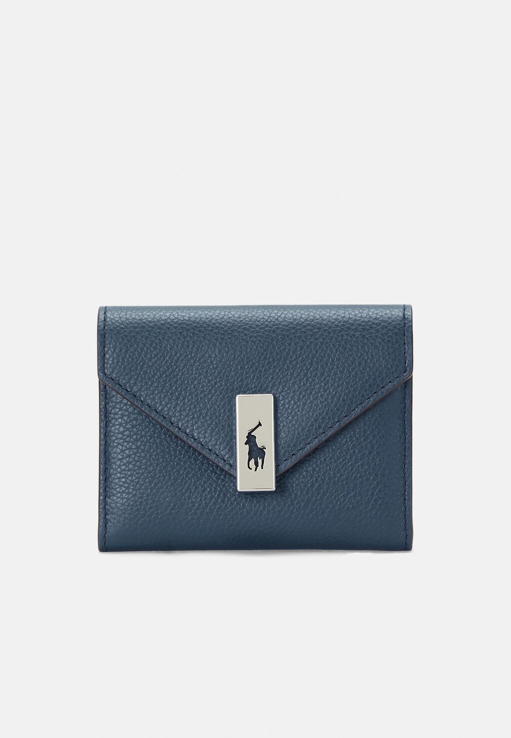 

Кошелек POLO ID LEATHER FOLD OVER CARD CASE Ralph Lauren, синий
