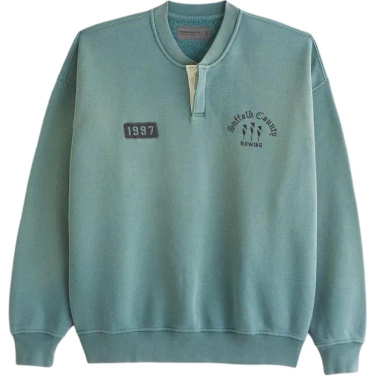 

Толстовка мужская Abercrombie＆Fitch, зеленый