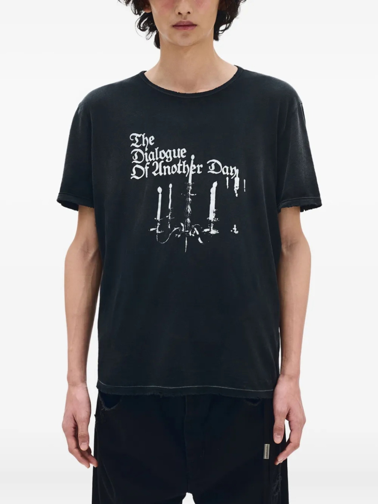 

Ann Demeulemeester футболка с принтом Chandelier, черный