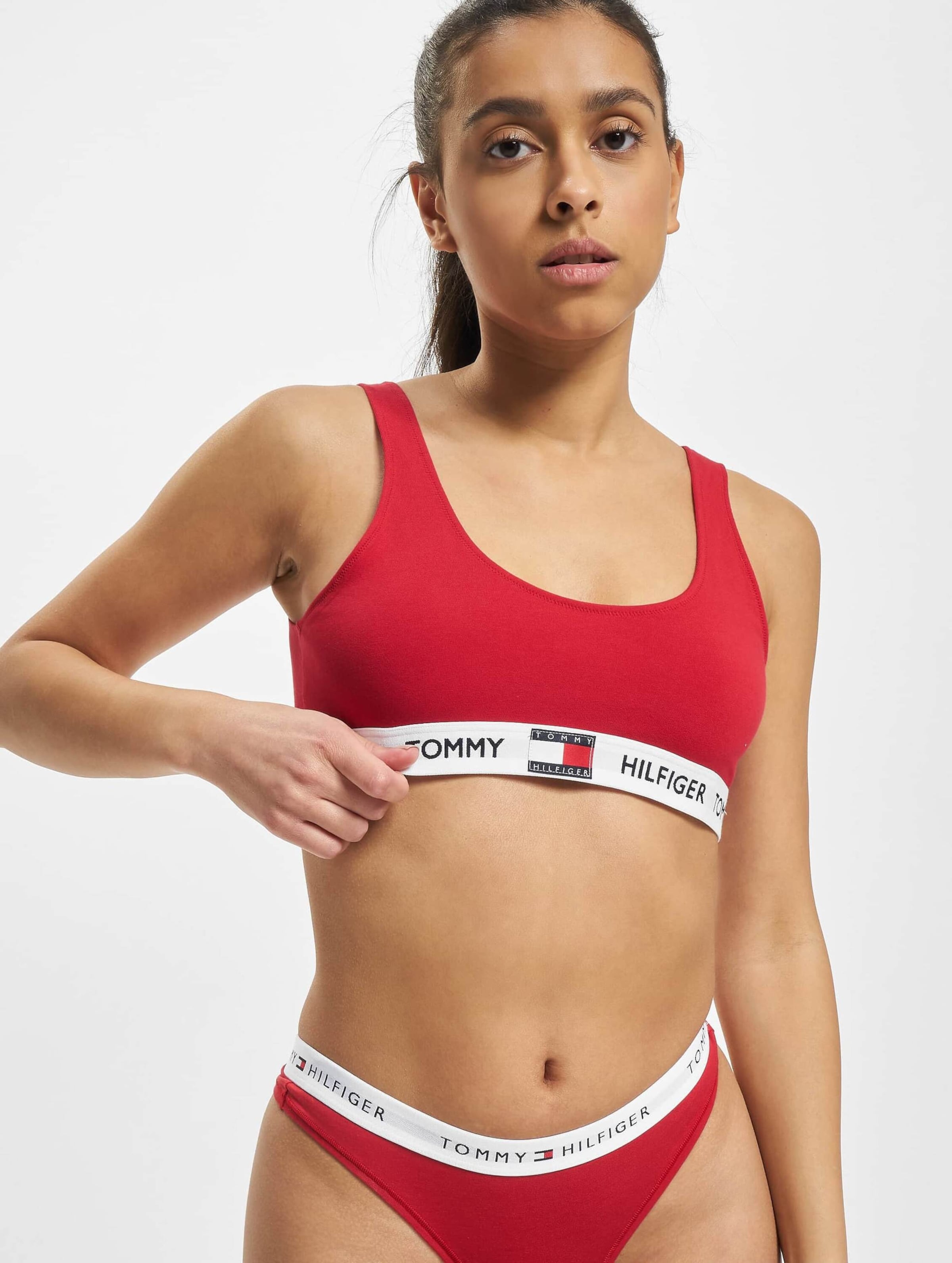 Tommy Hilfiger Underwear Бралетт бра в цвете клюквы — фото 3
